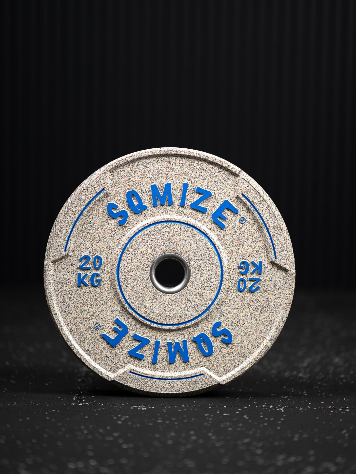 Premium Bison High-Tempered Bumper Plate SQMIZE® V-CRNW, 5 - 25 kg