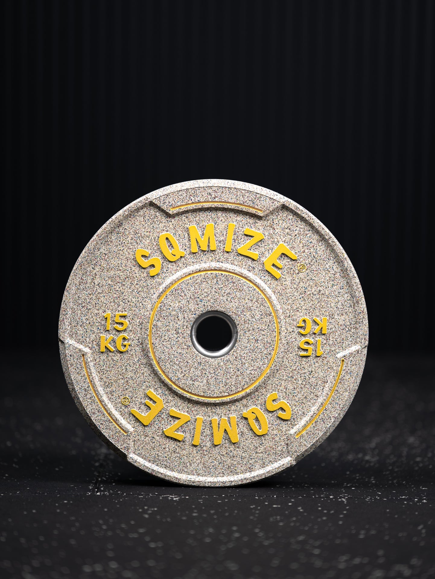 Premium Bison High-Tempered Bumper Plate SQMIZE® V-CRNW, 5 - 25 kg