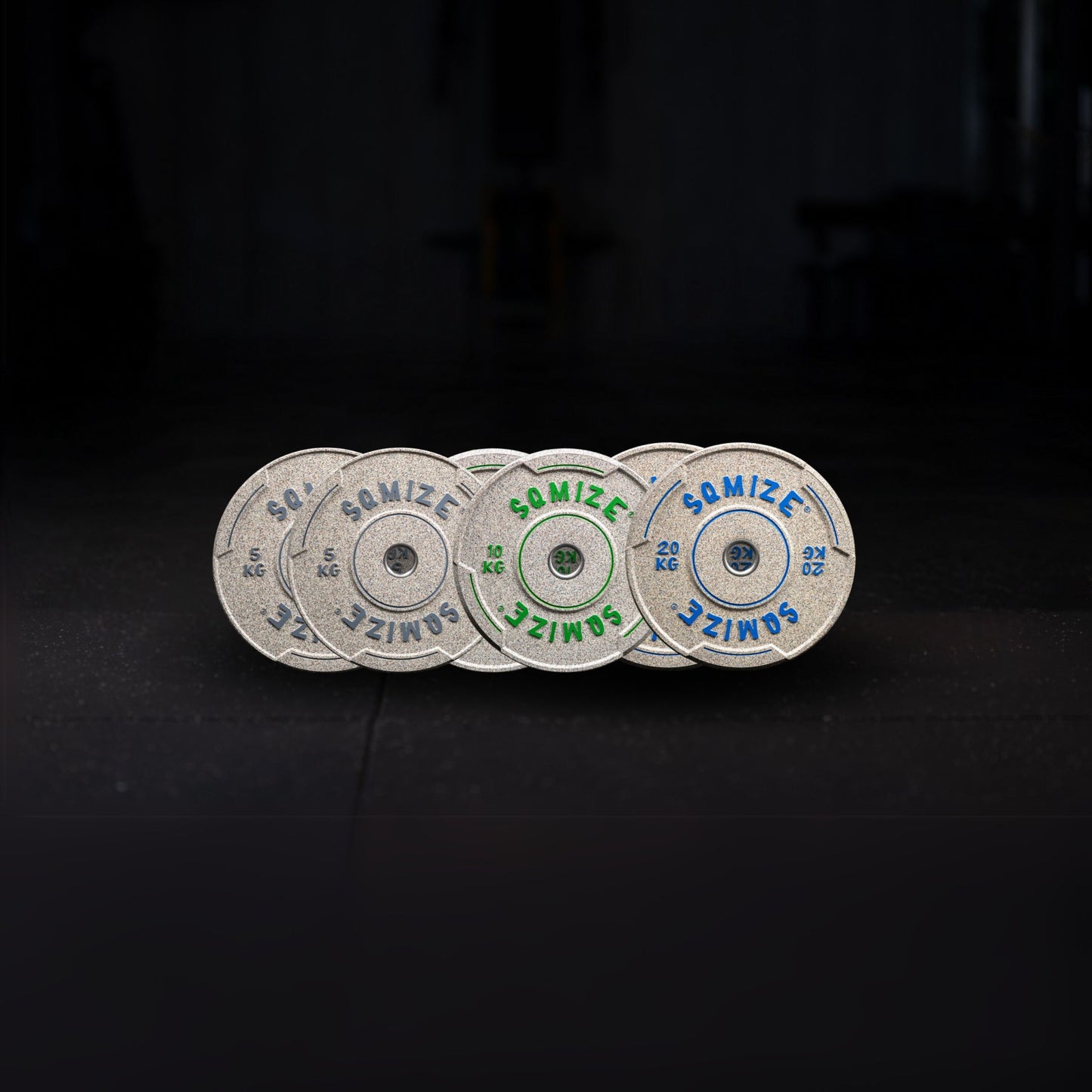 Premium Bison High-Tempered Bumper Plate SQMIZE® V-CRNW, 70 - 150 kg