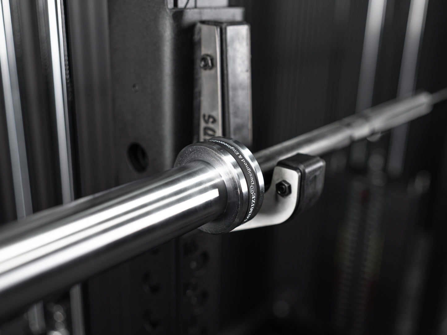 Bison Bar - 20kg Crosslifting® SQMIZE® ELITE CLUB OB86CRm-D Titanium Black