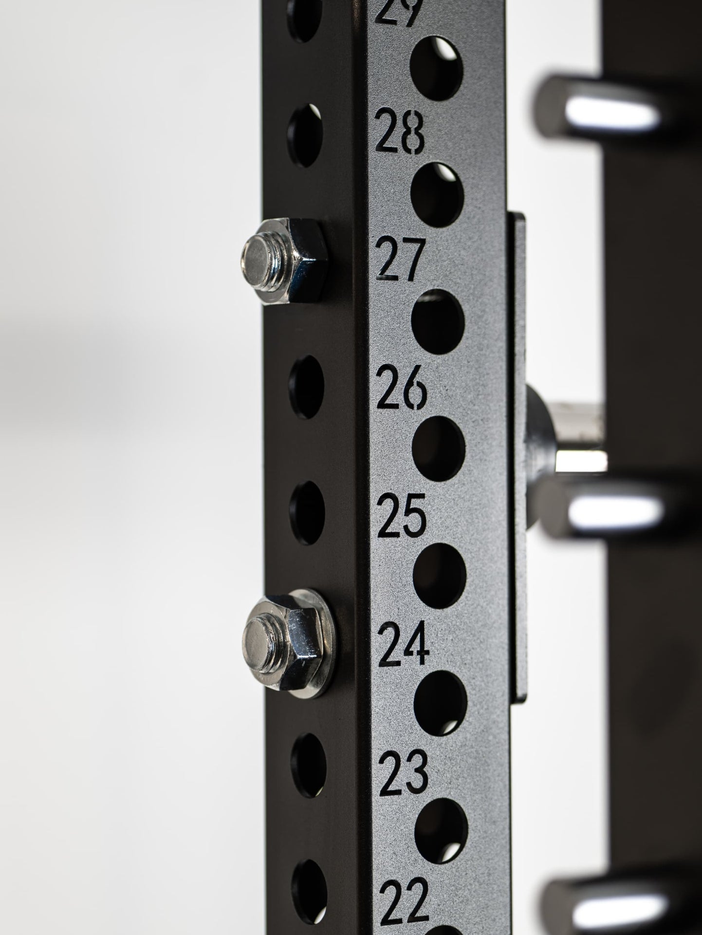 Power Gym Weight Plate Storage SQMIZE® SQ-S955-WH, 1 Paar