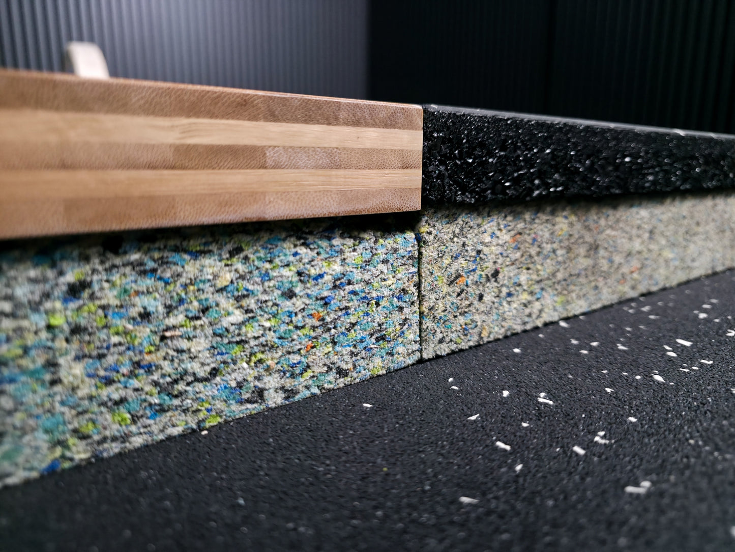 SQMIZE® LP230 Deadlift Platform, Abwurfplattform 255 x 155 cm, 8 cm Dämmung