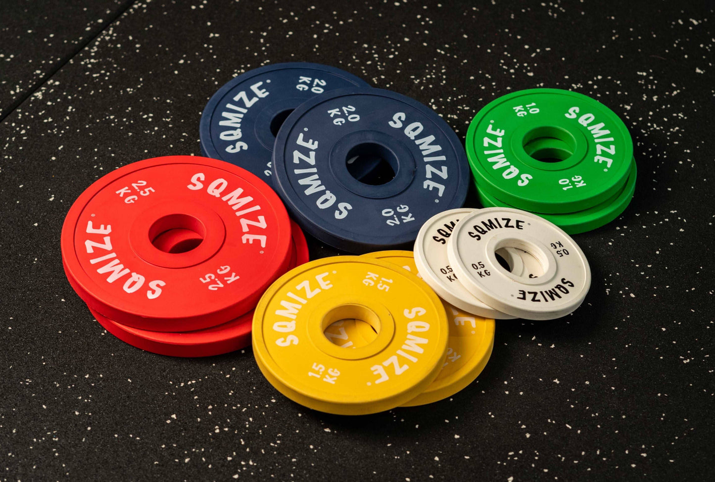 Fractional Plate Set SQMIZE® TP15 gummiert, 15 kg Set www.simpleproducts.at