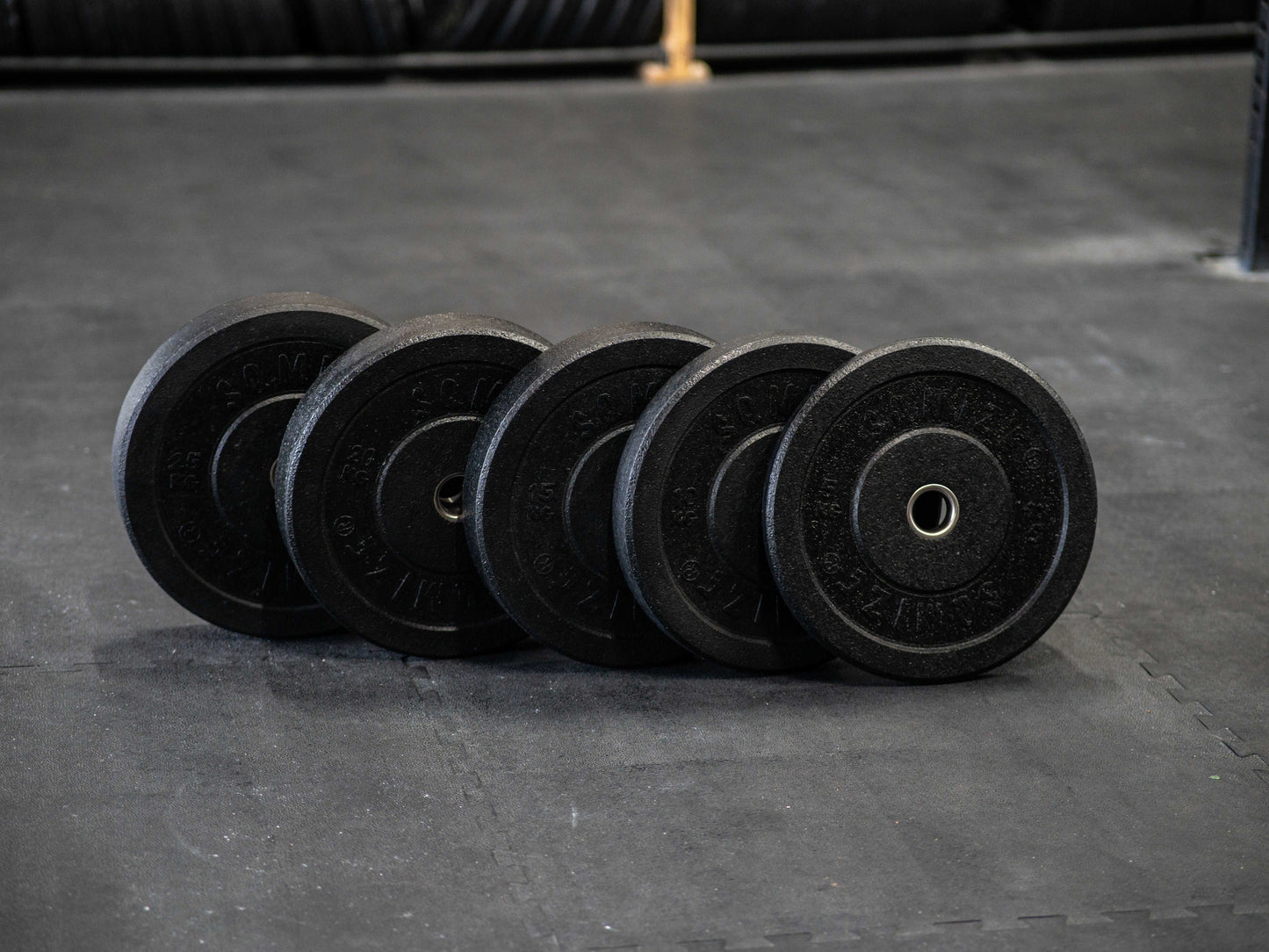 High-Tempered Bumper Plate Langhantelset SQMIZE® CRBS100 Training, 120 kg www.simpleproducts.at