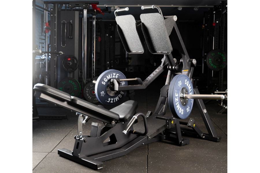 Iso-Laterale Studio Beinpresse SQMIZE® PREMIUM BISON LPL30i www.simpleproducts.at