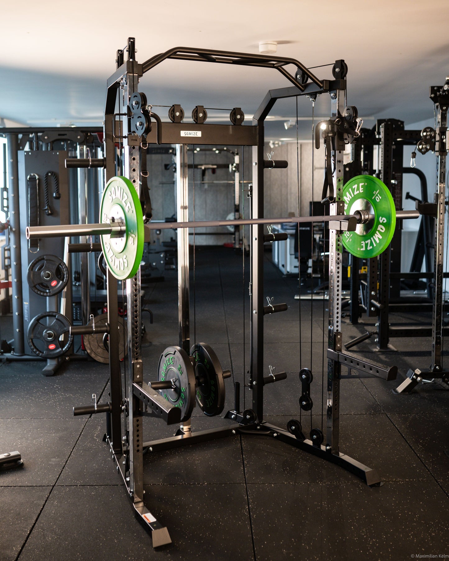 Kabelzugstation & Power Rack: Power Gym Center SQMIZE® POWER PACK R771 www.simpleproducts.at