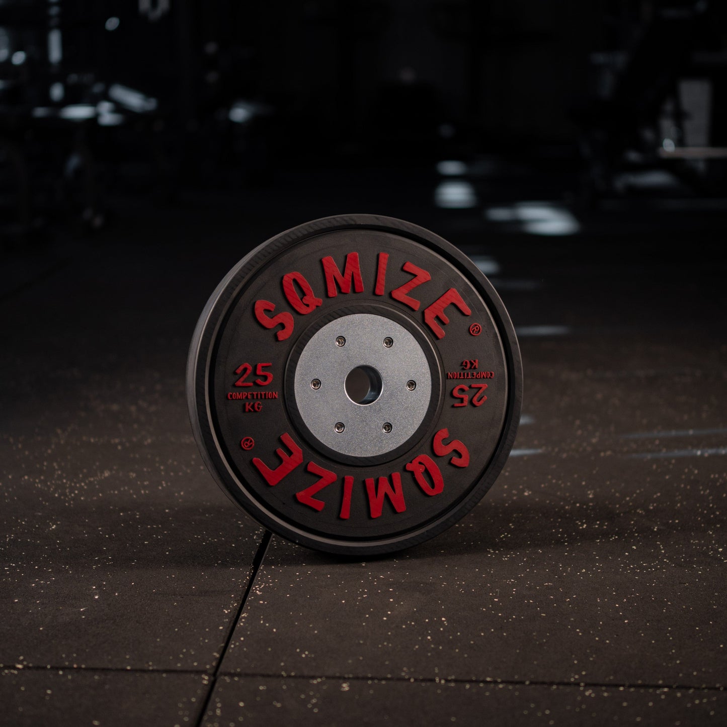 Premium Bison Black Competition Bumper Plate SQMIZE® V-CompBP, 5 - 25 kg www.simpleproducts.at 25 kg