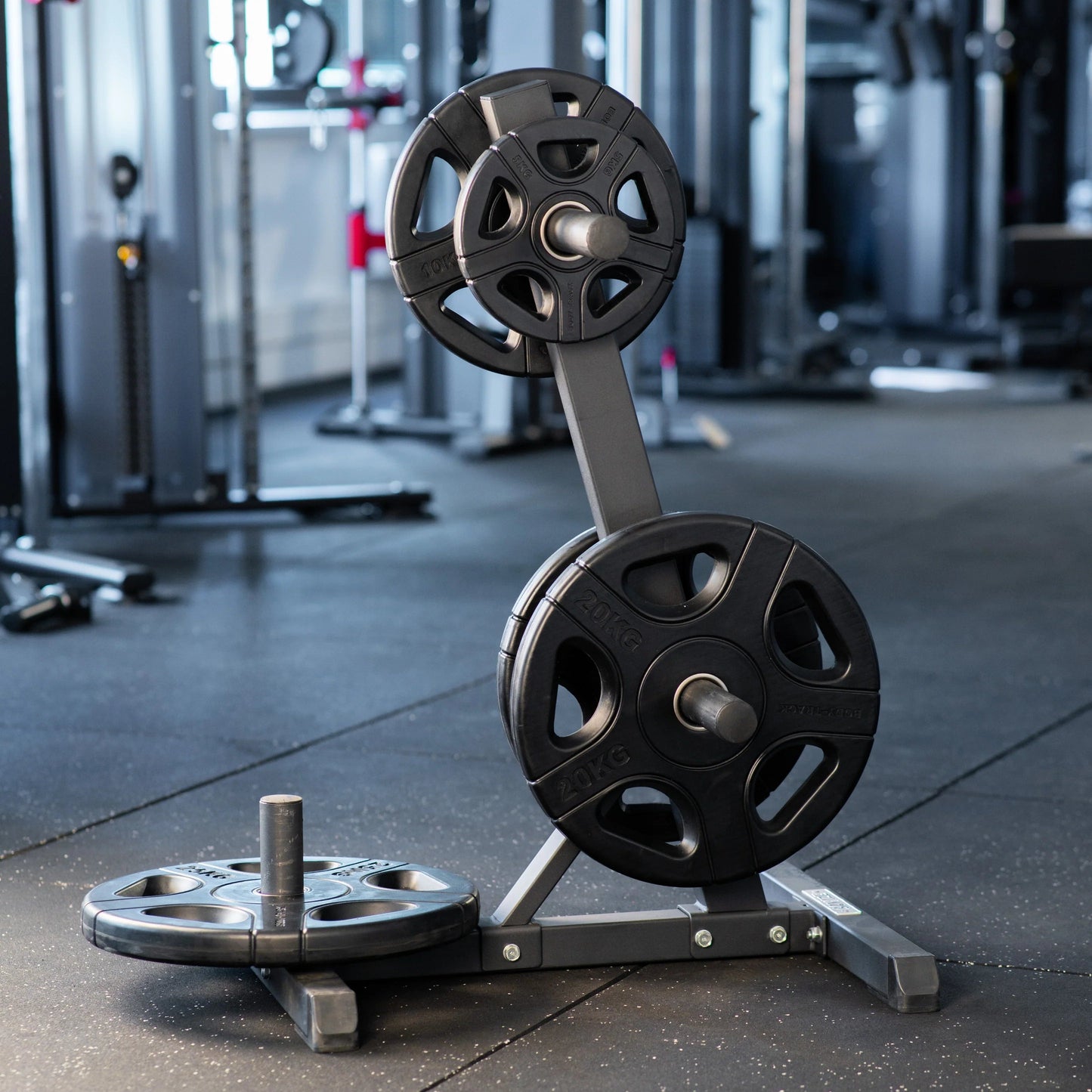 Premium Hantelscheibe Body-Track® OPRB Gummi schwarz 50 mm, 1.25 - 25 kg www.simpleproducts.at