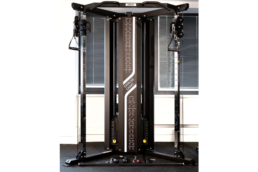 Profi Triangle Kabelzugstation, Functional Trainer SQMIZE® ELITE CLUB FT18 XTR www.simpleproducts.at