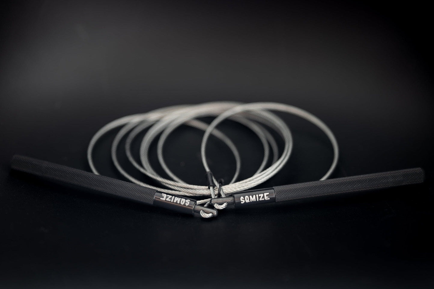 Springseil - Jump Rope SQMIZE® SRQ Training Black Silver Edition www.simpleproducts.at