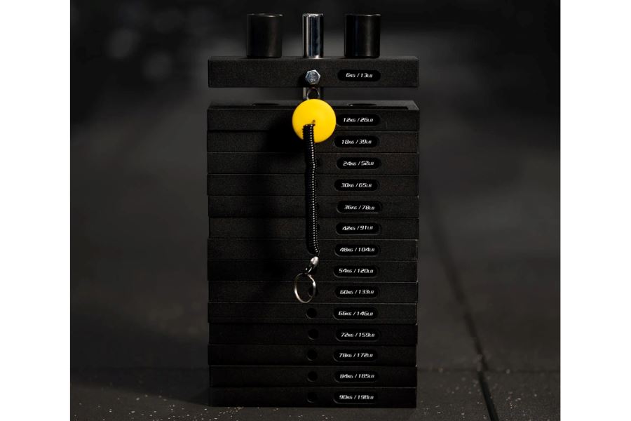 Weight Stack Latstation SQMIZE® R741LAW-90 XT Professional, 90 kg www.simpleproducts.at