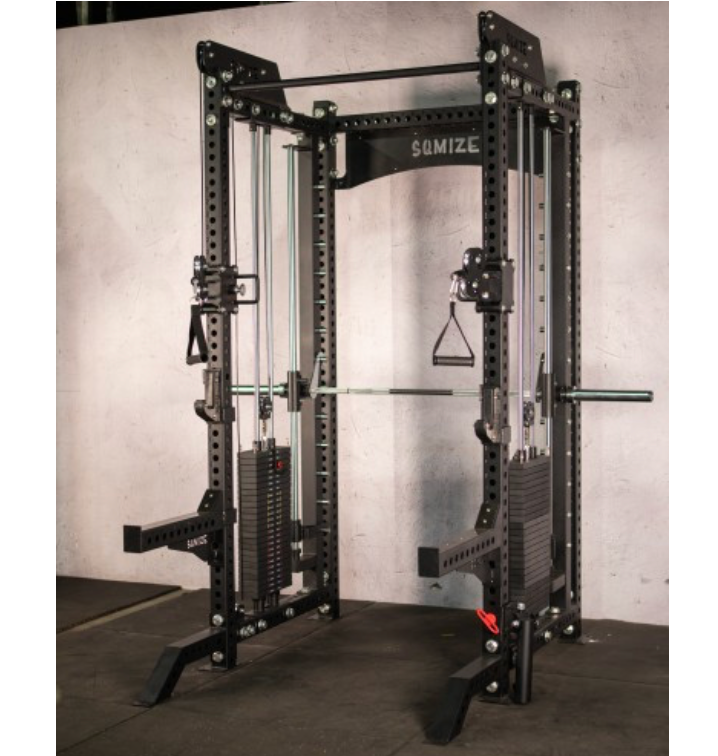 Power Rack, Multipresse & Kabelzug: Tri-Power Gym SQMIZE® ELITE CLUB SQ-S955-90-120