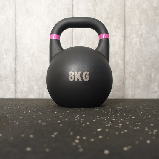 Competition Steel Kettlebell SQMIZE® CSK, BLACK EDITION, 8 - 40 kg