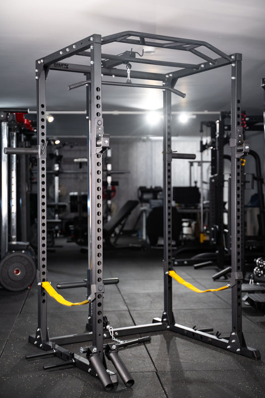 Profi Power Rack SQMIZE® POWER PACK NE mit Monkey Bar / Latzugstation