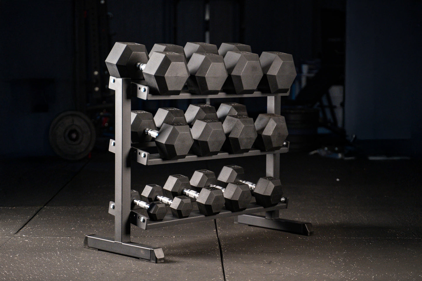 Hex Dumbbell Set - Kurzhantelset mit Rack SQMIZE® SQ-R, 75 - 315 kg