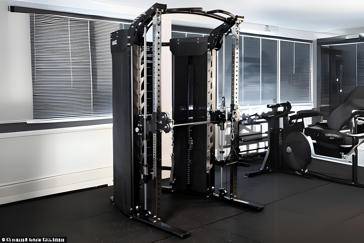 Multipresse, Power Rack & Kabelzug: 3in1 Kraftstation Fusion Power Gym All-in-One SQMIZE® PREMIUM BISON SQ-S987
