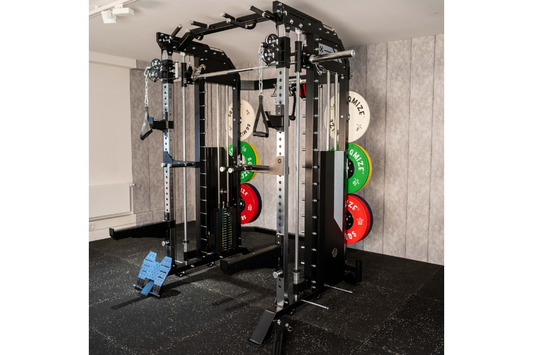 Power Rack, Smith Machine & Kabelzug: Monster Power Gym All-in-One SQMIZE® PREMIUM BISON SQ-S991