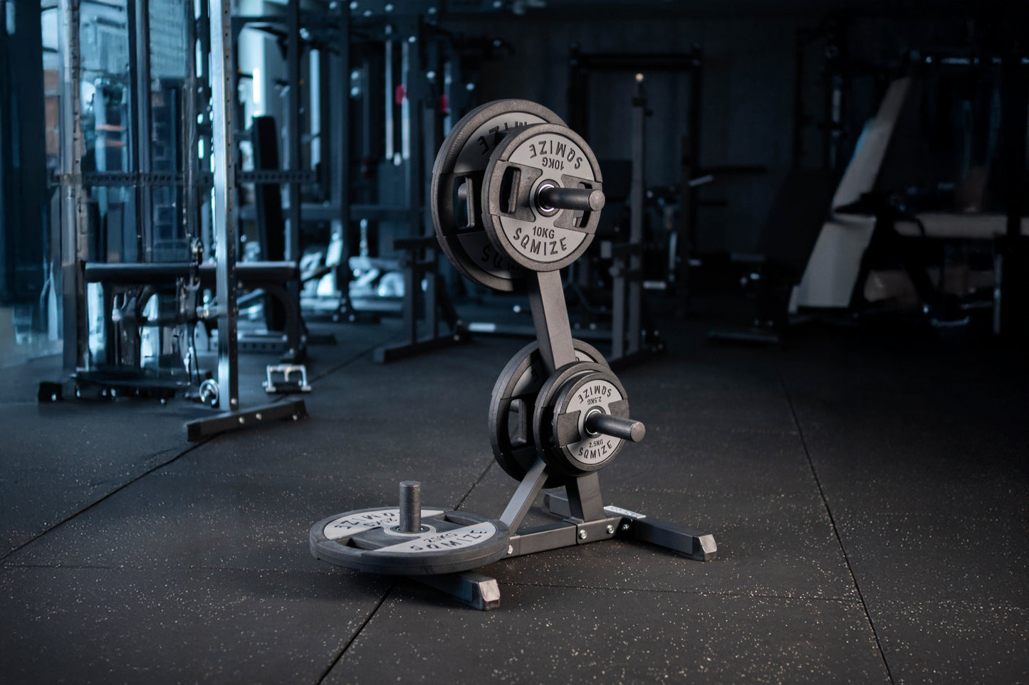 Olympia Hantelscheiben-Set SQMIZE® Premium Bison OPT BlackGrey, 70 -150 kg