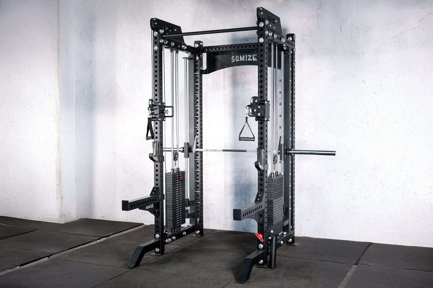 Power Rack, Multipresse & Kabelzug: Tri-Power Gym SQMIZE® ELITE CLUB SQ-S955-90/120