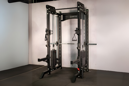 Power Rack, Multipresse & Kabelzug: Tri-Power Gym SQMIZE® ELITE CLUB SQ-S955-90-120
