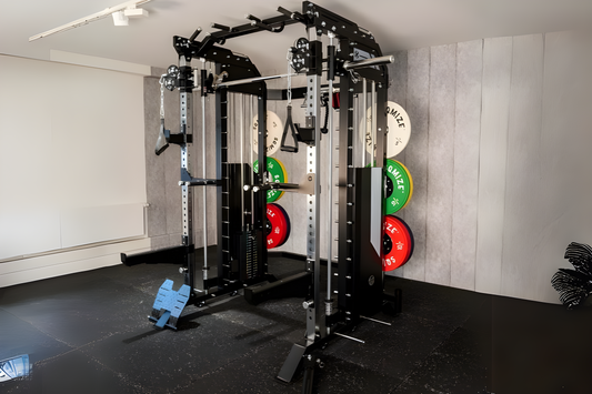 Power Rack, Smith Machine & Kabelzug: Monster Power Gym All-in-One SQMIZE® PREMIUM BISON SQ-S991