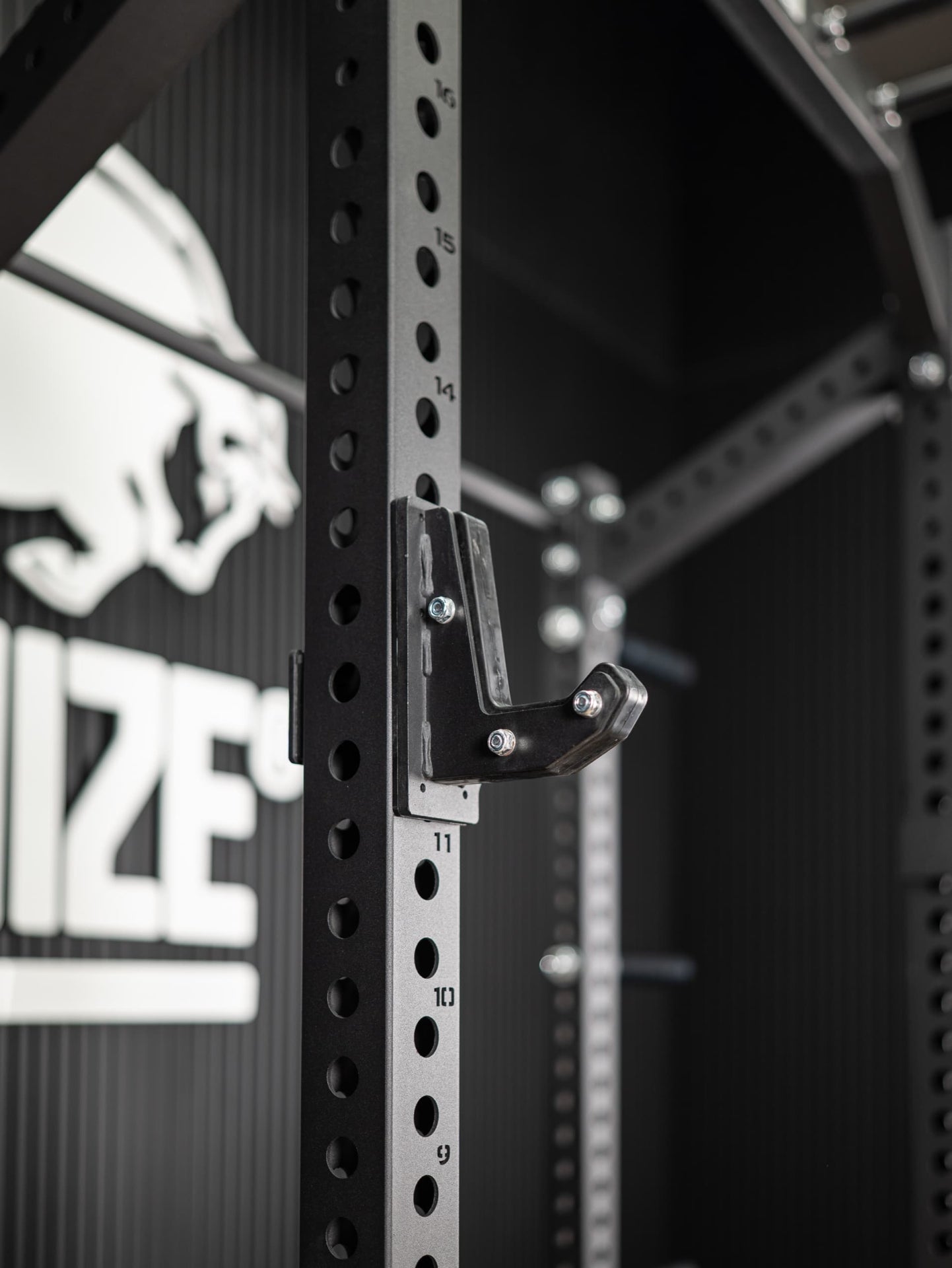 Half Rack mit Weightlifting Platform SQMIZE ELITE CLUB SQ-R334, Höhe 235 cm