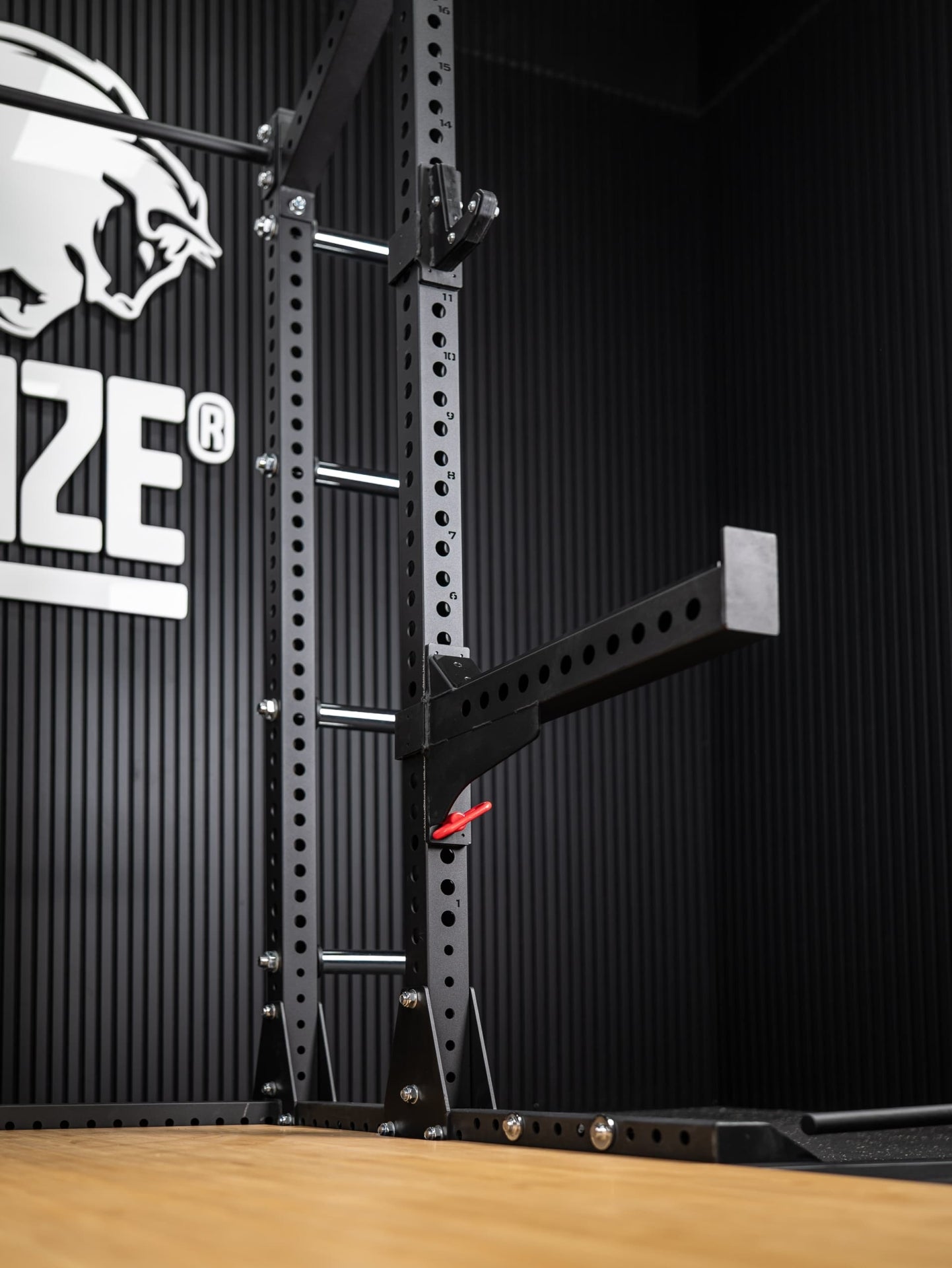 Half Rack mit Weightlifting Platform SQMIZE ELITE CLUB SQ-R334, Höhe 235 cm