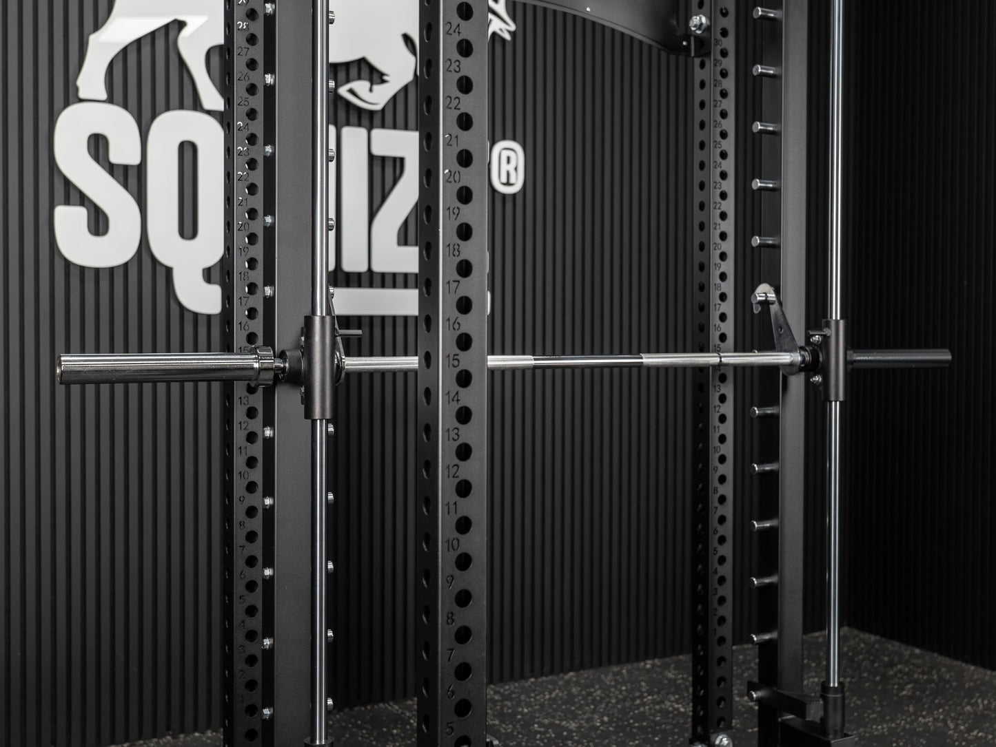 Olympic Half Rack Smith Machine Attachment SQMIZE® SQ-S660-SM ELITE CLUB