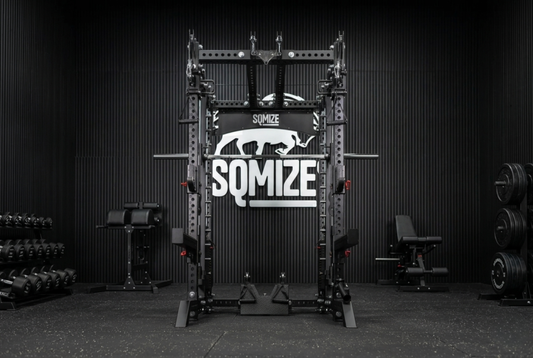 Super Tri Power Rack Gym SQMIZE® PREMIUM BISON SQ-S900RSR