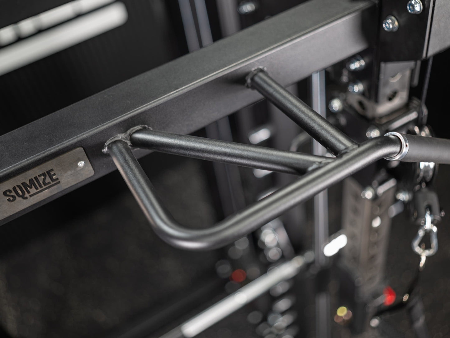 Tri-Power Gym SQMIZE® ELITE CLUB SQ-S981-90, Kabelzugstation, Multipresse & Half Rack, Höhe 226 cm