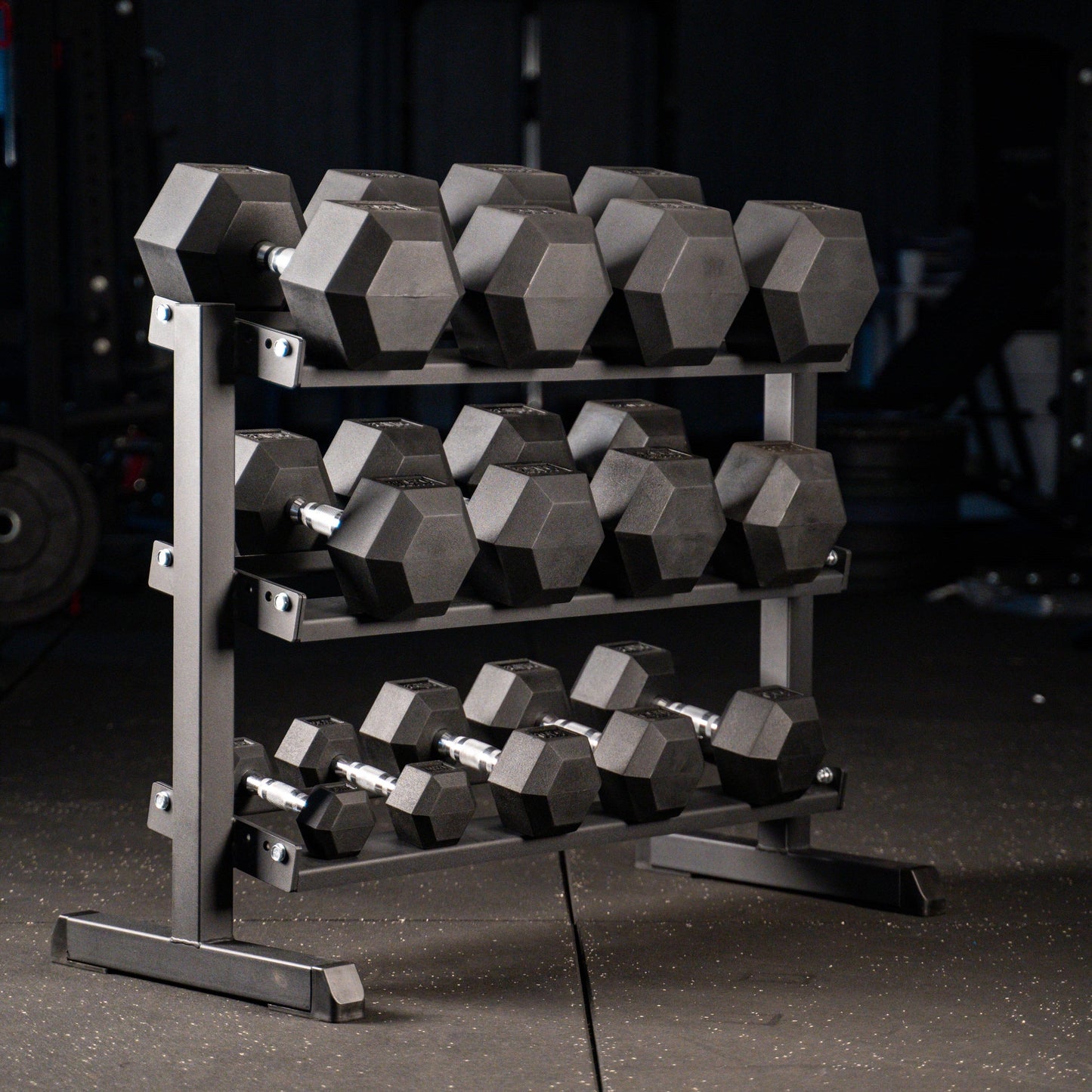 Hex Dumbbell Set - Kurzhantelset mit Rack SQMIZE® SQ-R, 75 - 315 kg www.simpleproducts.at 315 kg - Set 