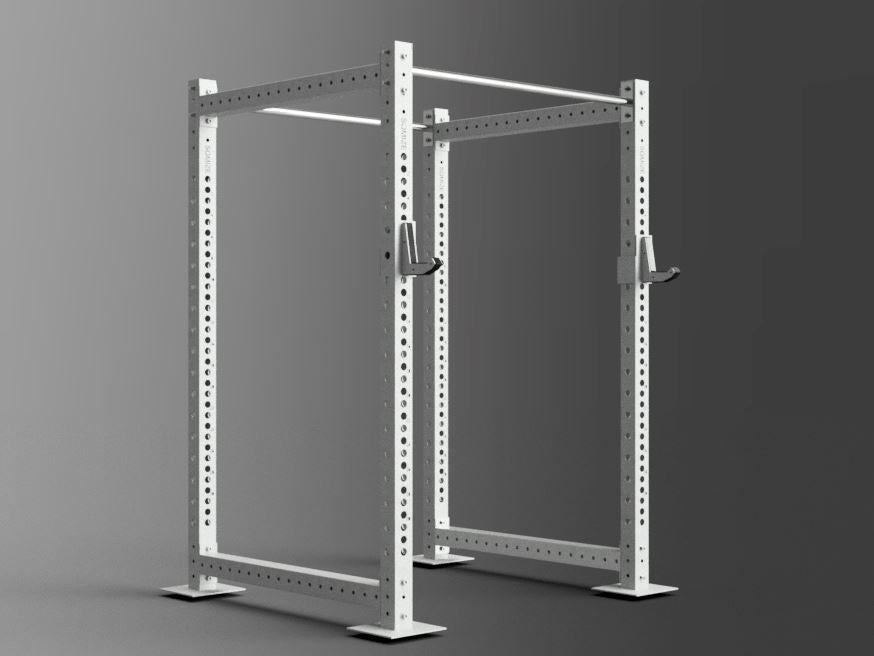 In- und Outdoor Power Rack Konfigurator SQMIZE® ELITE CLUB MPR FV www.simpleproducts.at 190 cm Ohne Ablage 