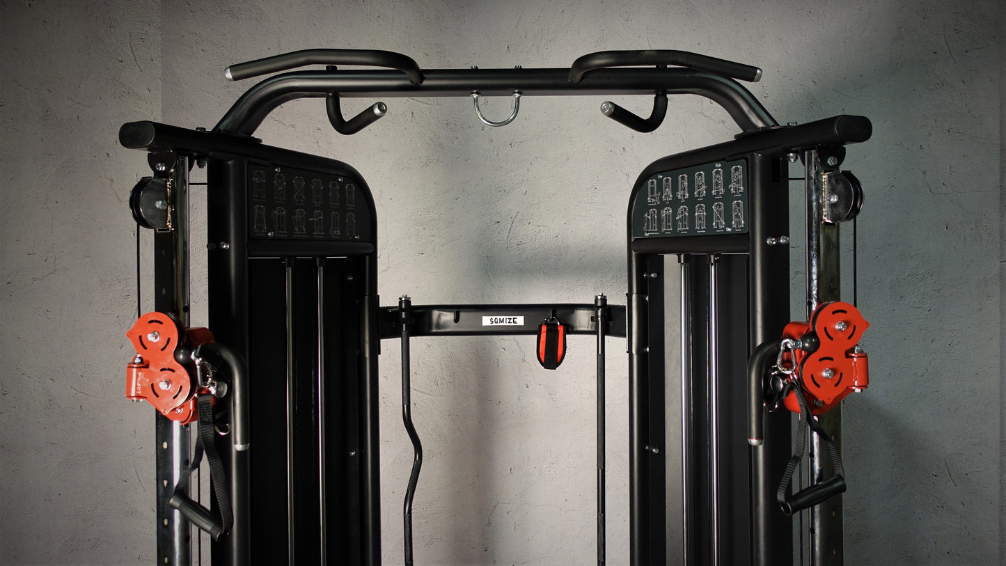 Kabelzugstation, Functional Trainer SQMIZE® ELITE CLUB FT10i www.simpleproducts.at 