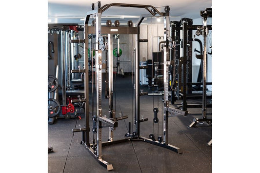 Kabelzugstation & Power Rack: Power Gym Center SQMIZE® POWER PACK R771 www.simpleproducts.at 