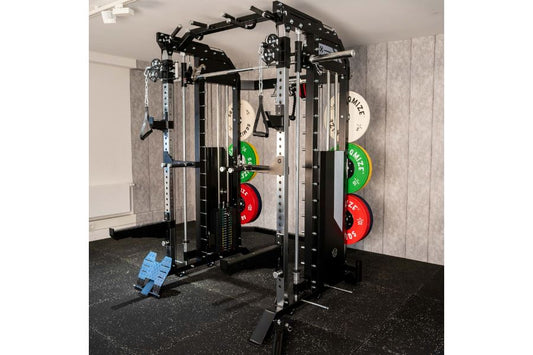 Power Rack, Smith Machine & Kabelzug: Monster Power Gym All-in-One SQMIZE® PREMIUM BISON SQ-S991 www.simpleproducts.at 