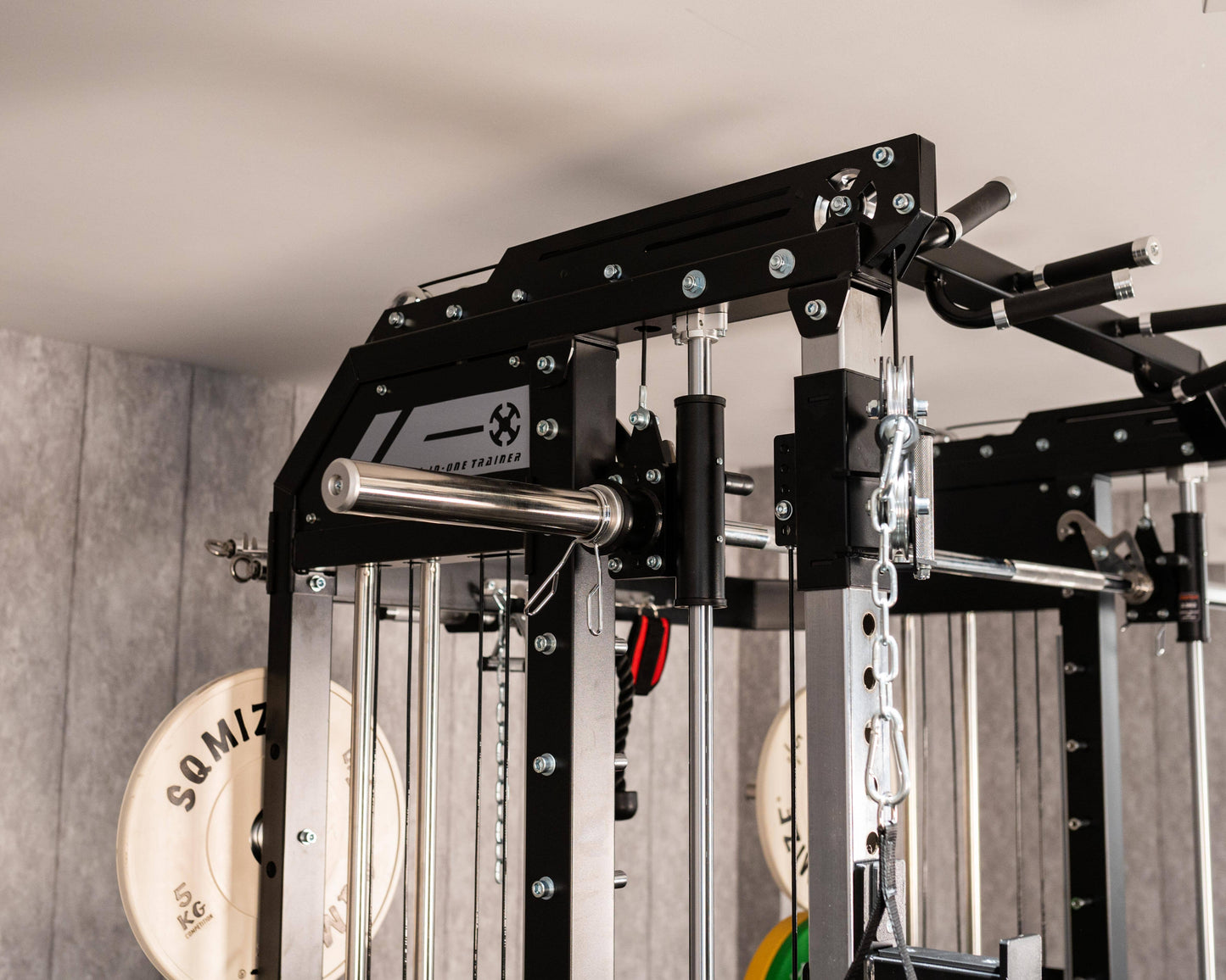 Power Rack, Smith Machine & Kabelzug: Monster Power Gym All-in-One SQMIZE® PREMIUM BISON SQ-S991 www.simpleproducts.at 