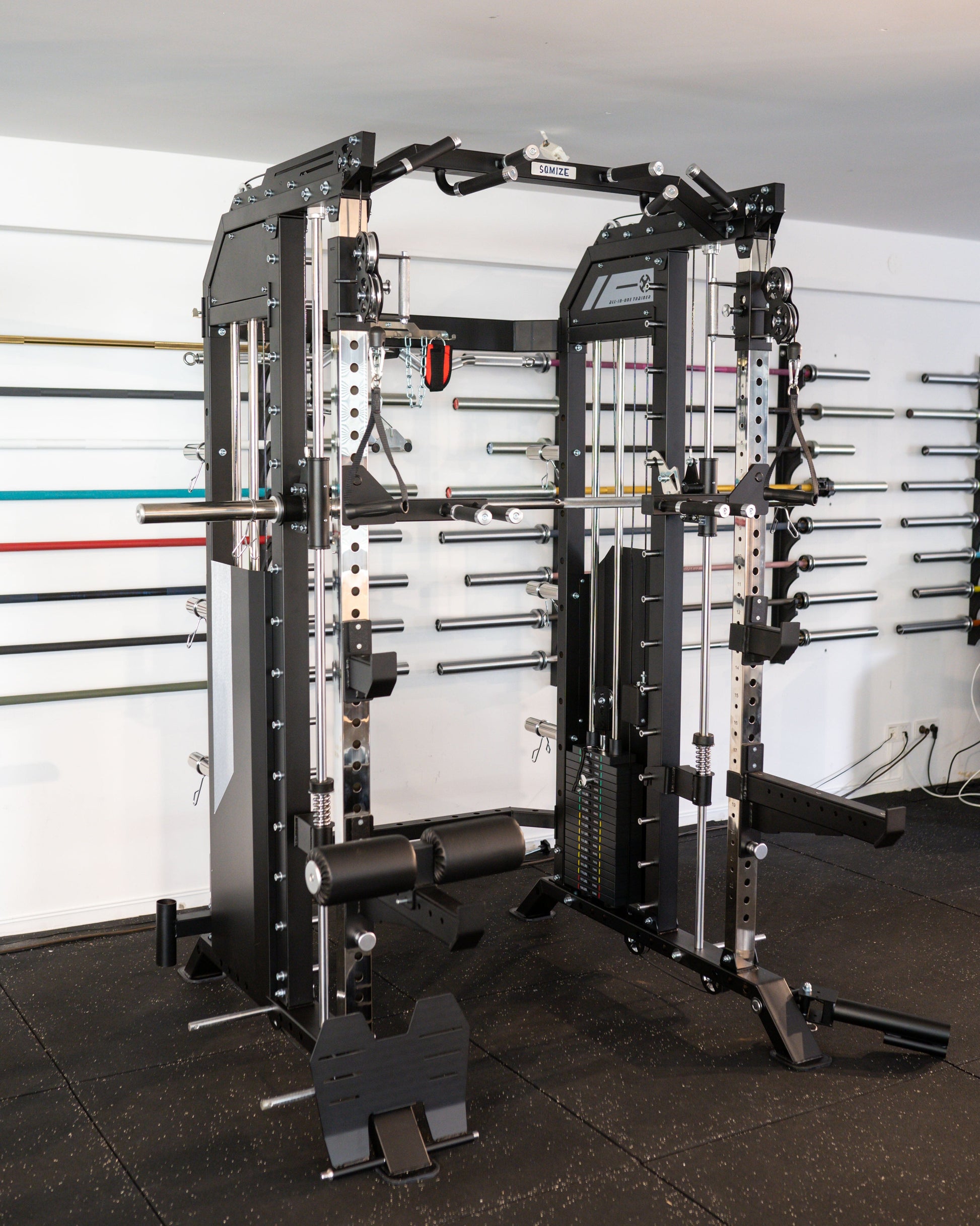 Power Rack, Smith Machine & Kabelzug: Monster Power Gym All-in-One SQMIZE® PREMIUM BISON SQ-S991 www.simpleproducts.at 