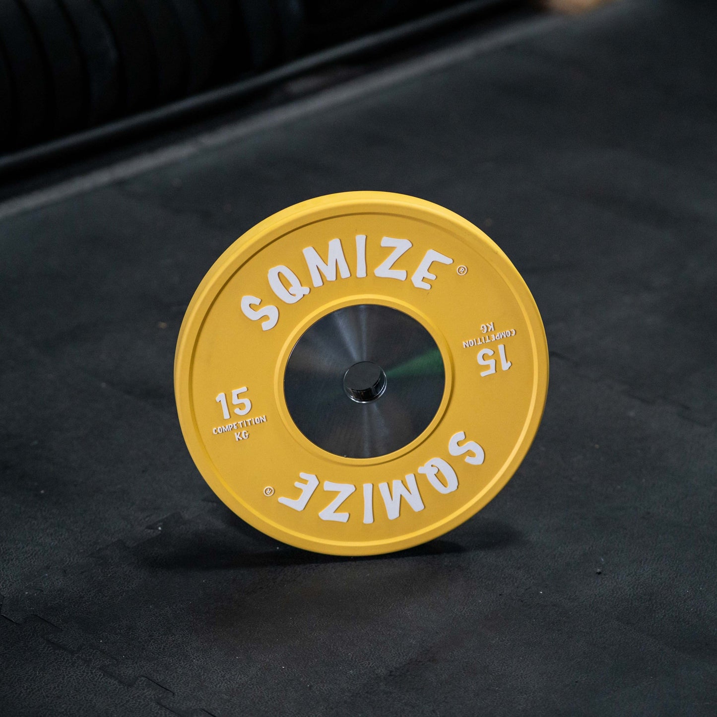 Premium Bison SQMIZE® Competition Bumper Plate CompBP, 5 - 25 kg www.simpleproducts.at 15 kg 