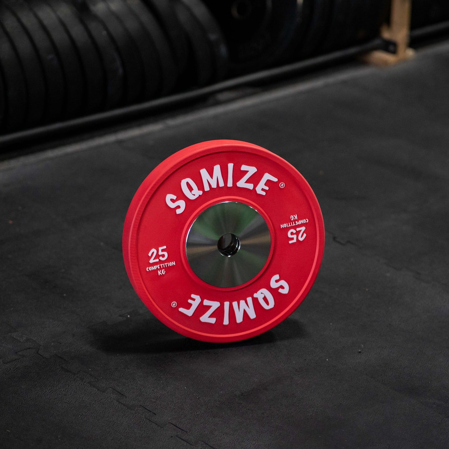 Premium Bison SQMIZE® Competition Bumper Plate CompBP, 5 - 25 kg www.simpleproducts.at 25 kg 