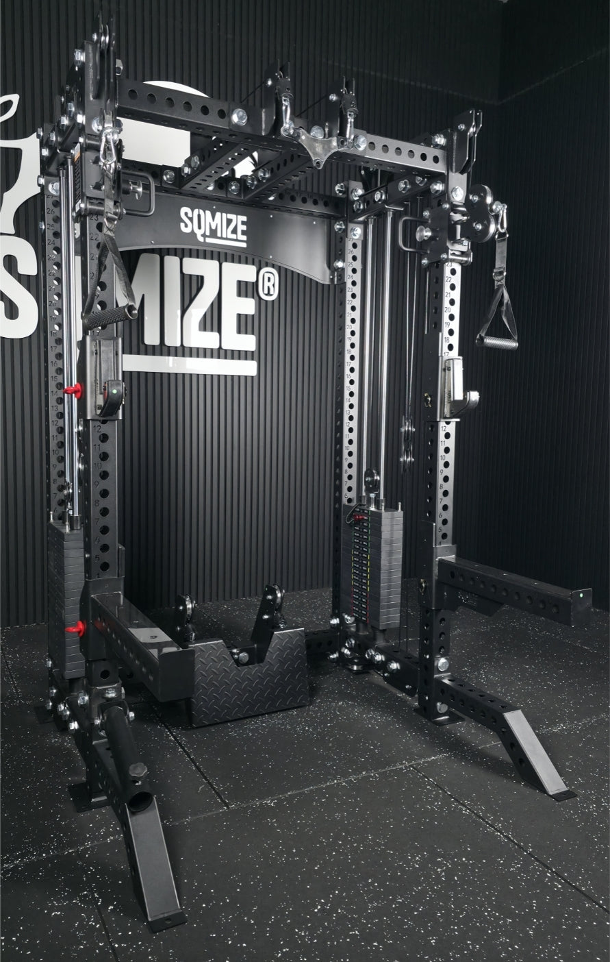 Super 2in1 Power Gym SQMIZE® ELITE CLUB SQ-S800RSR, Höhe 206 cm, Ratio 1 : 1