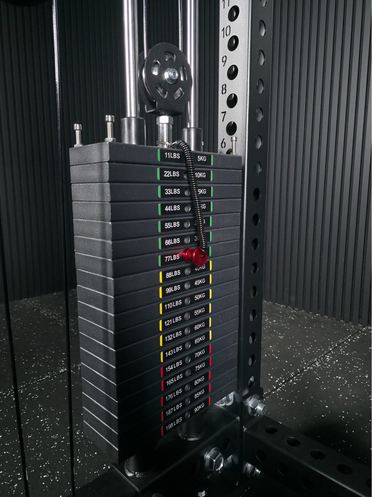 Super 2in1 Power Gym SQMIZE® ELITE CLUB SQ-S800RSR, Höhe 206 cm, Ratio 1 : 1